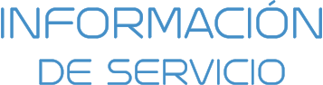 Informaciónde servicio